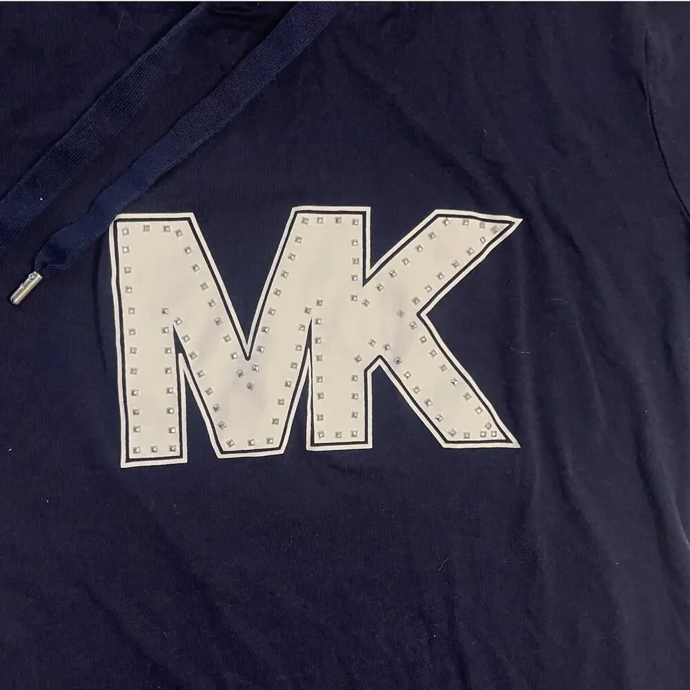 Michael Kors Short Sleeve Hoodie‎ Dress Jewels - Size Women's XS